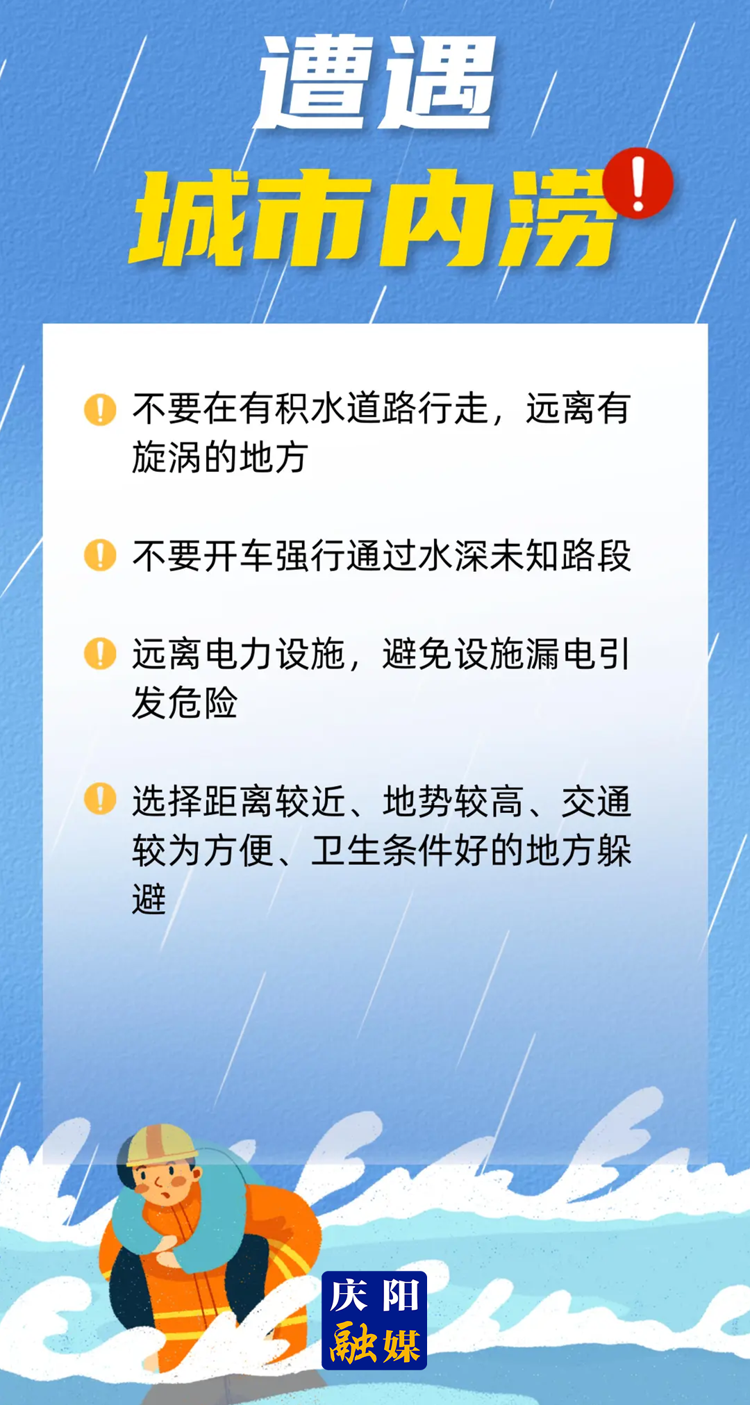 【微海報】這些防汛知識趕緊get,！