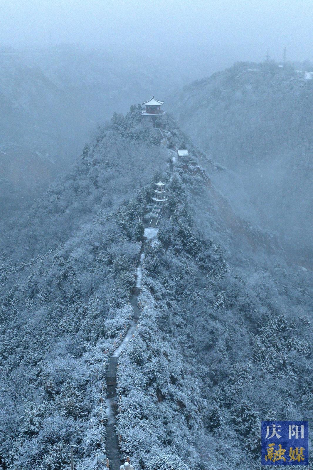 【大美慶陽(yáng)】小崆峒冬景