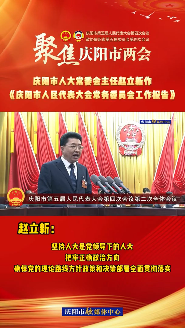 兩會(huì)V視(28)丨趙立新：堅(jiān)持人大是黨領(lǐng)導(dǎo)下的人大,，把牢正確政治方向，確保黨的理論路線方針政策和決策部署全面貫徹落實(shí)