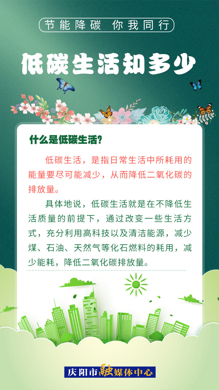 【節(jié)能降碳 你我同行】低碳生活知多少（2）：什么是低碳生活,？